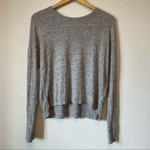 Abercrombie & Fitch Heather grey sweater